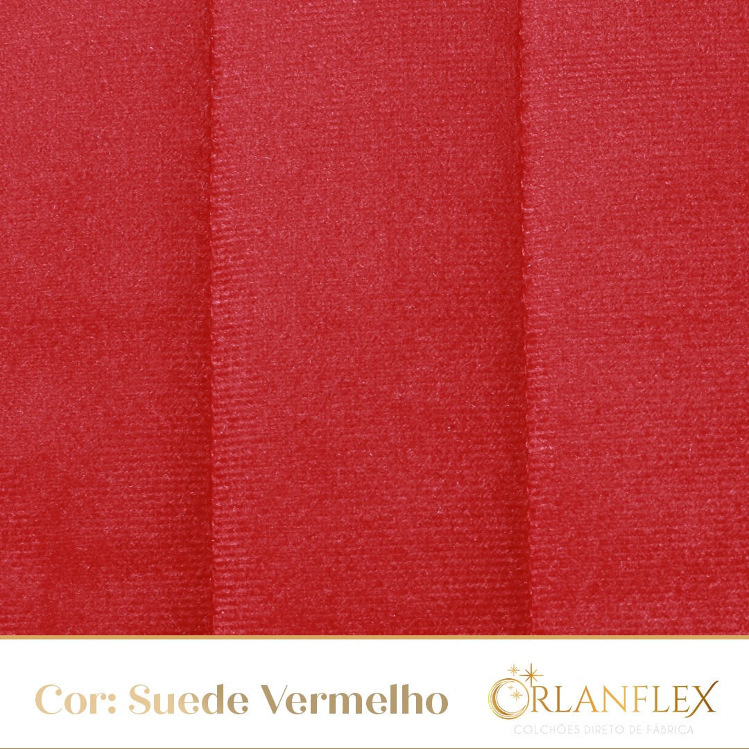 Vermelho Suede-Liso